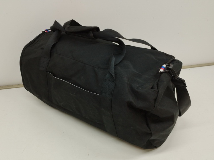 bolsa viaje deporte loneta negra 1u